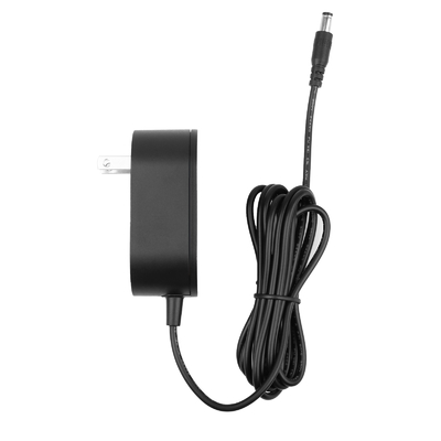 Warna Hitam 15W 10V 1A Adaptor Pemasangan Dinding Catu Daya ETL1310 Standar
