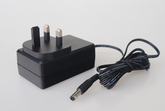 Ac Dc Adapter 24v Output IEC61558 Bersertifikat Dengan British Plug Untuk Pembersih Udara