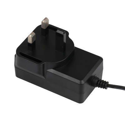 Ac Dc Adapter 24v Output IEC61558 Bersertifikat Dengan British Plug Untuk Pembersih Udara