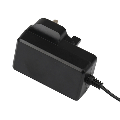 Ac Dc Adapter 24v Output IEC61558 Bersertifikat Dengan British Plug Untuk Pembersih Udara